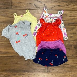 Carter's -Bundle of Baby Girl Outfits - 3 mo